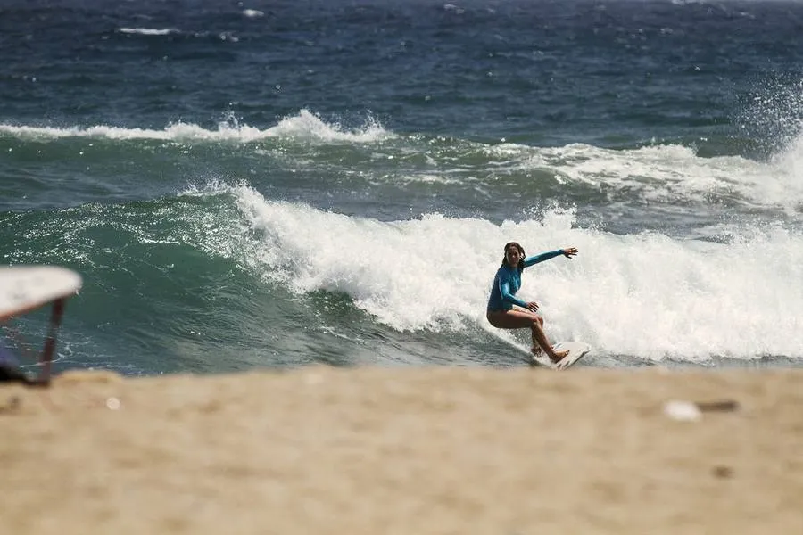 Backlit snap from the sand