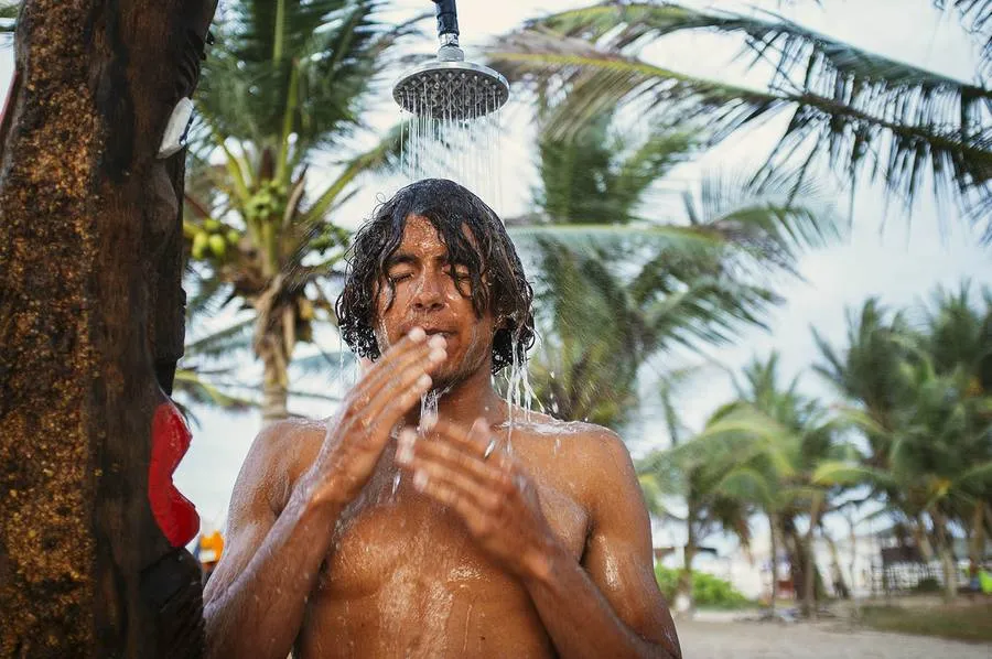 Beach shower